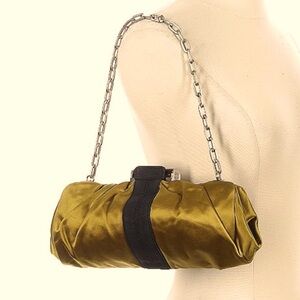 BCBGMaxAzria Dark Honey Gold, Black & Chrome Bag